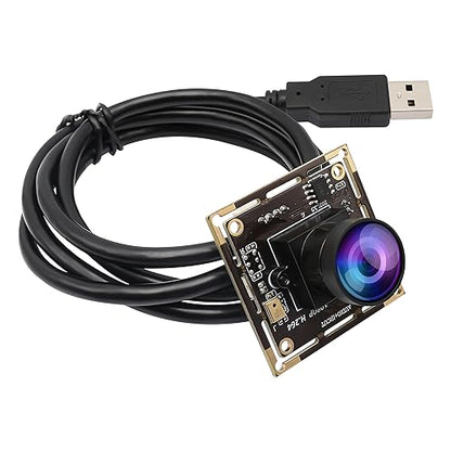 ELP 170degree Fisheye Raspberry Pi 1080P H.264 Microphone PC Web USB Security Camera for Laptop Wide Angle Mini UVC USB2.0 Video Audio Webcam Board 2MP CMOS AR0330 Lightburn Laser Camera for Computer - size: 170degree lens