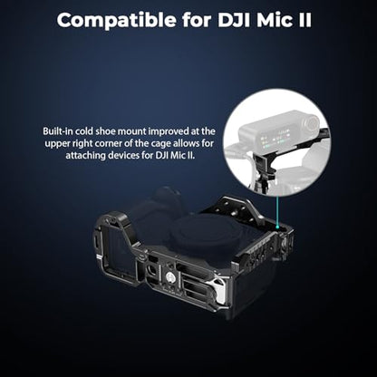 SmallRig HawkLock Quick Release Full Cage for Sony Alpha 7R V/Alpha 7 IV/Alpha 7S III/Alpha 1 / Alpha 7R IV/Alpha 7 V, Built-in Quick Release Plate for Arca, Cold Shoes (Upgraded Version) - style: Normal Cage