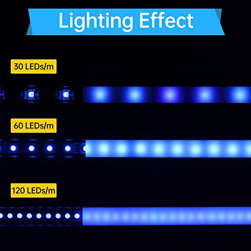 Muzata 40Pack 3.3FT/1M LED Channel Aluminum U Shape Silver LED Strip Diffuser Channel with Milky White Cover Easy Installation U1SW WW 1M - size: 40Pack