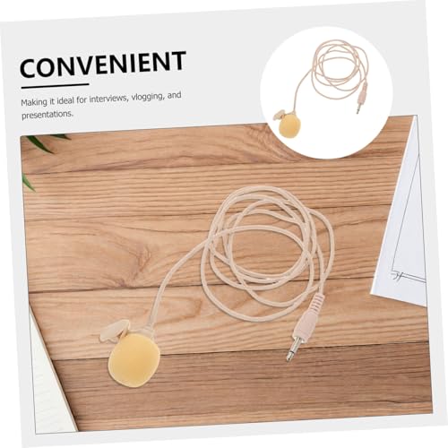 Mini Microphone for Laptop: Condenser Clip On Mic for Vlogging Video Recording Meeting Portable PC Phone Tablet Lapel Microphone