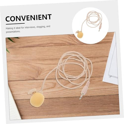 Mini Microphone for Laptop: Condenser Clip On Mic for Vlogging Video Recording Meeting Portable PC Phone Tablet Lapel Microphone