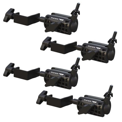 T Post Trail Camera Mount, T-Post Trail Camera Holder with 360° Adjustable Ball Head, Tool-Free 1/4"-20 Game Camera Mounting Bracket for Hunting, Wildlife, Farm Security, 4 Packs
