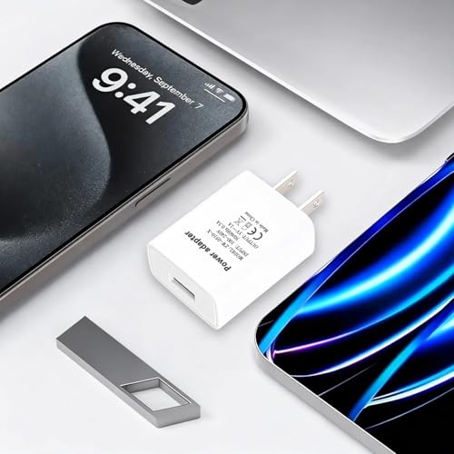 5v 1a Power Adapter 5v/1a USB Charging Block 5W Wall Charger 5 Volt 1000mA Power Supply Brick 5v1a USB Outlet Plug in 5v-1a Head 1a/5v Single USB Port for Kids Electric Toy 5 Volt 1 Amp Charger Whtie - color: 5v1a white
