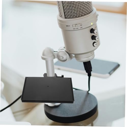 ERINGOGO Recording Mic Stand Tray Sound Card Organizer for Musicians Podcasting Live Streaming Modern Design for Home Studios Professional Venues