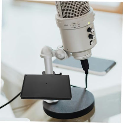 ERINGOGO Recording Mic Stand Tray Sound Card Organizer for Musicians Podcasting Live Streaming Modern Design for Home Studios Professional Venues