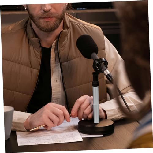 TOYANDONA 1set Microphone Extension Rod with Adapter for Desk Stand Boom Arm Kit for Live Streaming and Recording Compatible with Microphones and Stands