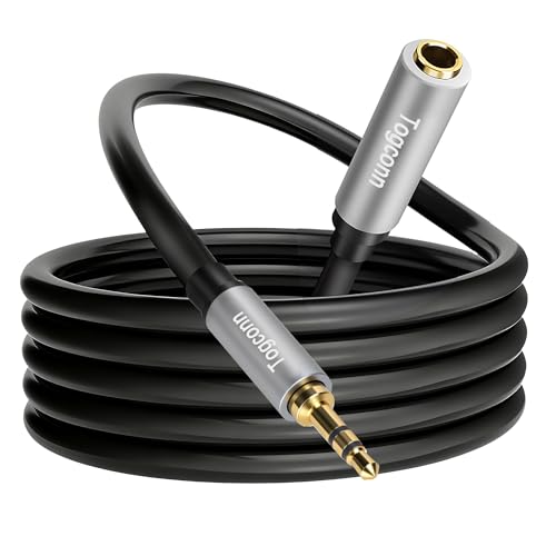 3.5mm to 6.35mm Stereo Audio Cable Adapter, 3.5mm 1/8 Inch TRS Male to 6.35mm 1/4 Inch Female Stereo Audio Converter Connector for Phone, Laptop, Headphone, Amplifier, Guitar, Speaker-1 Feet/12 Inch - color: 3.5mm Male to 6.35mm Female, size: 1 Feet