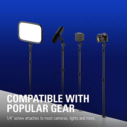 Elgato Master Mount L, Extendable Desk Clamp Pole | Extends 55cm to 125cm, 1/4-inch thread, Steel ball head, Rubber twist locks, Core of Multi Mount rigging system - style: Master Mount