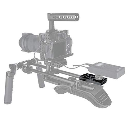 NICEYRIG Camera Cheese Plate Switching Easy Plate Applicable for Railblocks, Dovetails, Short Rods