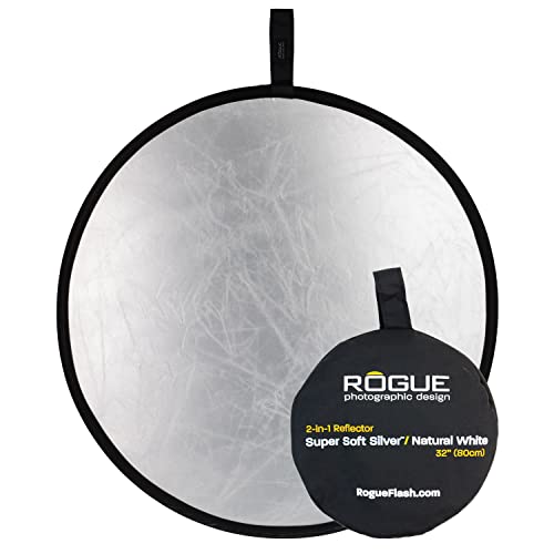 Rogue 32" Silver Reflector + Rogue 32" Diffuser | a softer more diffuse light than shiny silver reflectors - size: 32" Reflector + 32" Diffuser
