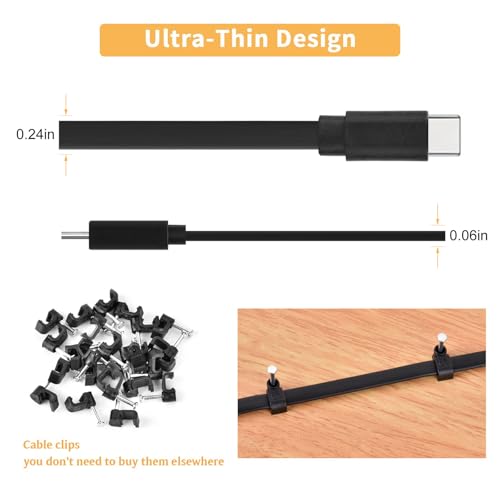 2 Pack 25FT Power Extension Cable Compatible with Wyze Cam v4/v3/OG,Wyze Cam Pan v3/v4,Blink,eufy,NestCam Indoor,Amazon Cloud Camera,USB A to USB C (Black) - color: Black, size: 25FT