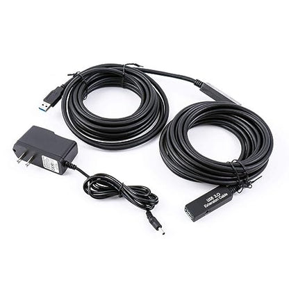 33FT USB 3.0 Active Extension Cable,USB Extension Cord A-Male to A-Female,Compatible with Oculus Quest 3 VR,Headset,Hard Drive,Printer,Webcam,Scanner,PS4 More - size: 33FT