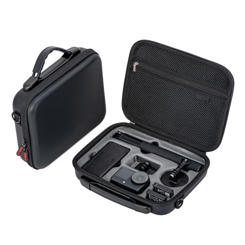 STARTRC Protective Carrying Case for DJI Osmo Action 6 Enhanced Combo(No for Cage), Portable Well-Organized Bag for Travel/Hiking/Cycling/Blogger, Splash-proof, Shockproof