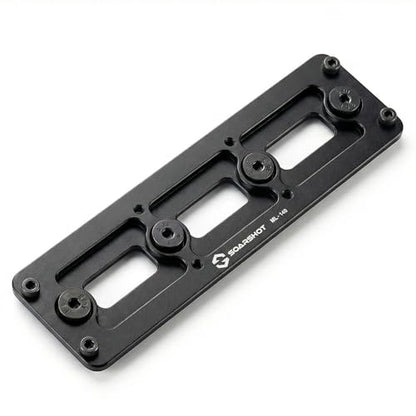 MLOK Arca Rail Adapter, Quick Release Dovetail Plate Compatible with Arca-Swiss & RRS Tripod Heads, CNC Aluminum Bipod & Tripod Mount for Hunting (ML-140)