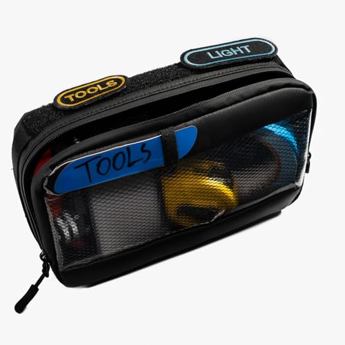 OPENMOON Translucent Storage Electronics & Camera Accessories Pouch - Cable Organizer Gear Accessories Pouch Travel Camera Essentials - M Thick Version