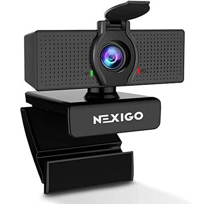 NexiGo N60 1080P Web Camera, HD Webcam with Microphone & Privacy Cover, USB Computer Camera, 110-degree Wide Angle, Plug and Play, for Zoom/Skype/Teams/OBS, Conferencing and Video Calling (Renewed) - style: 1080P Webcam