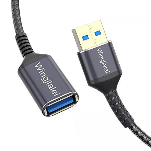 USB 3.0 Extension Cable 2FT Type A Male to Female USB Extension Cord Multiple Port USB Cable Compatible with Printer Keyboard Flash Drive Hard Drive Camera PlayStation Webcam Projector - size: 2ft