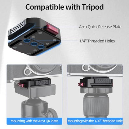 Nitze Quick Release Plate, Tripod Quick Release Mount, with Arca-Type Plate, Anti-Off Lock, Max Payload 10 kg / 22 lb - N51-A1