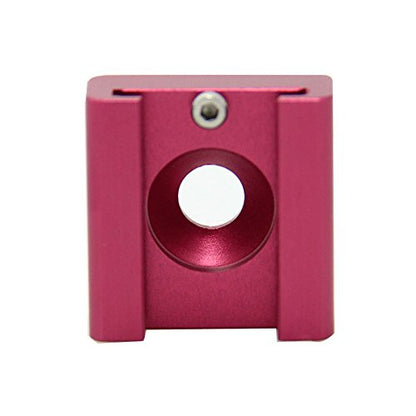 CAMVATE Cold Shoe Mount with 1/4''-20 Hole for Camera Flash Microphone Accessories(Red) - 1367 - style: 1Piece,Red