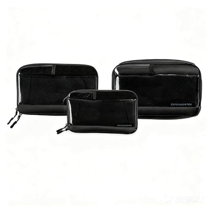 OPENMOON Translucent Storage Electronics & Camera Accessories Pouch - Cable Organizer Gear Accessories Pouch Travel Camera Essentials - S thick version - size: S