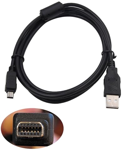 5Ft USB Cable for Olympus Camera,Compatible with Olympus Tough TG-310, TG-320, TG-610, TG-810, TG-820, TG-835, TG-850, TG-860,TG-870 Camera，Replacement for CB-USB5 CB-USB6 USB8