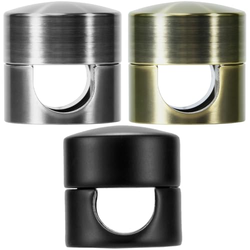 SmallCat 3 Sets Charger Holders for Cords, Adjustable Cable Anchor Holders, Adhesive Metal Cord Clips, Cable Management Wire Organizers for Desk, Office, Nightstand - Matte Black/Black/Antique Copper - color: Matte Black, Black, Antique Copper, size: 3 Se