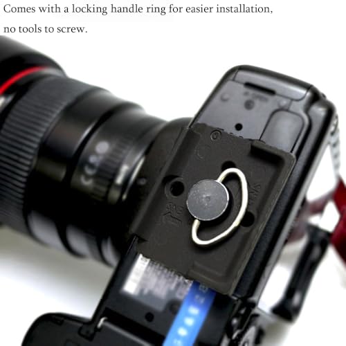 Tripod Quick Release Plate 52mm x 42mm Quick Release Plate Tripod Camera 1/4'' Camera Screw Tripods Mount Plate for 200PL-14 Cameras Quick Release