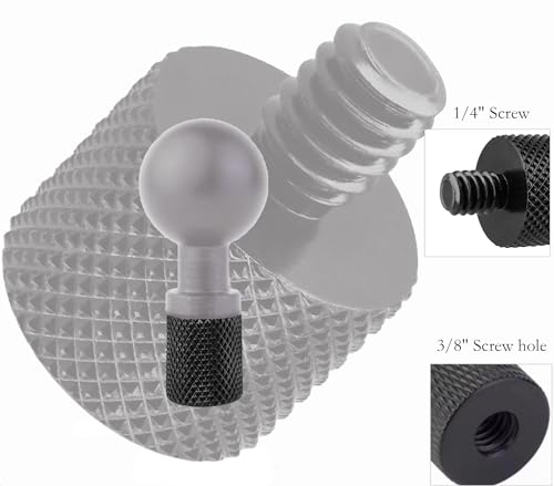 Camera Screw Converter 1/4" to 3/8" Tripod Screw Adapter, BENACES 3-Piece 1/4" Male to 3/8" Female Threaded Nut Connector, 1/4Inch Male Screw to 3/8Inch Female Threaded Adapter (1/4" to 3/8") - style: 1/4" male to 3/8" female