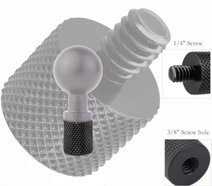 Camera Screw Converter 1/4" to 3/8" Tripod Screw Adapter, BENACES 3-Piece 1/4" Male to 3/8" Female Threaded Nut Connector, 1/4Inch Male Screw to 3/8Inch Female Threaded Adapter (1/4" to 3/8") - style: 1/4" male to 3/8" female