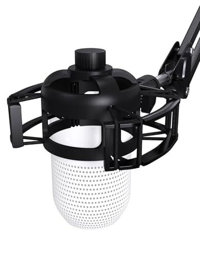 Custom Built for Razer Seiren Shock Mount Anti-Vibration Suspension Elastic Shock Mount Holder Clip Mics Stand with Screw Adapter Compatible with Razer Seiren V3 Mini USB V2 Microphone - size: Razer Seiren Shock Mount