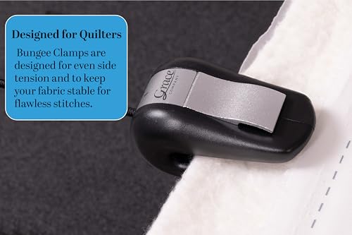 Grace Bungee Clamps, Fabric Clips for Longarm Quilting Frames
