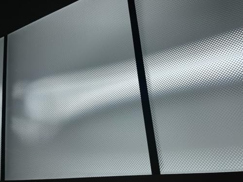 Fluorolite Plastics Clear Acrylic Prismatic fluorescent Lighting LED Panels 5 Pack Custom Size | 0.100" Fluorescent Light Covers for Ceiling Lights, Classroom light covers for Drop Ceiling - size: CUSTOM SIZE