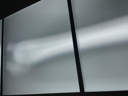 Fluorolite Plastics Clear Acrylic Prismatic fluorescent Lighting LED Panels 5 Pack Custom Size | 0.100" Fluorescent Light Covers for Ceiling Lights, Classroom light covers for Drop Ceiling - size: CUSTOM SIZE