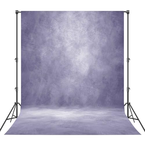 Abstract Professional Photography Backdrop for Portrait Photo Props Booth Background Photoshoot Studio with Polyester Fabric Roller Pocket on Top(6x8ft,Light Purple,No Stand) - color: Light Purple, size: 6'x8'