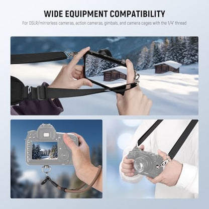 NEEWER D Ring Screw Set (4 Pack), Stainless Steel 1/4" Threaded Fixing Screw Replacement for Shoulder Strap Wrist Strap Sling Handle DSLR Camera Cage, UA076 - style: UA076