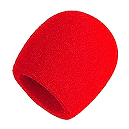 Microphone Windscreen, Ball Style (WS-1R), Red - color: Red