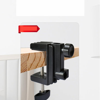 2 Pack Boom Arm Clamp Replacement Microphone Stand Desk C-Clamp Desktop Mount Holder Bracket for Microphone Arm Stand Suspension Boom Scissor Mic Stand Table Lamps Desk Lamp