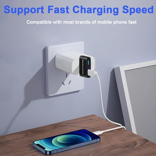 USB Hub,USB Splitter 1 in 2 Out Adapter, Double USB Hub for Laptop,Xbox PC, MAC, Mac Book, Tablet, Tab, Console, Printer, Camera(Data and for Charging, Wouldn't Work with CarPlay)
