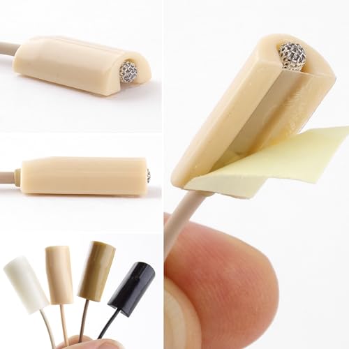 URSA MiniMount. Slim, Low-Profile and Made from Hardened Plastic. Hand-Finished for Smoothness. Includes 5X Hypoallergenic MiniMount Stickies (Beige, Compatible with Sennheiser MKE1) - color: Beige, size: Sennheiser MKE1