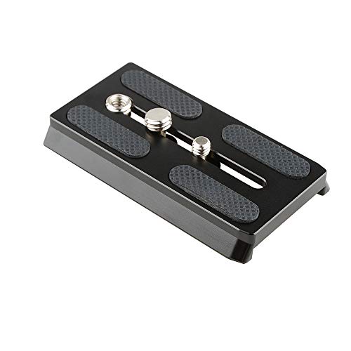 CAMVATE Camera Quick Release Base Plate with 1/4" & 3/8" Threads Compatible with Manfrotto577/ 501/504 Tripod - 2149