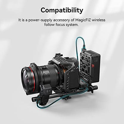 SMALLRIG D-Tap to USB-C Power Cable, Power-Supply Accessory of MagicFIZ Wireless Follow Focus System, Supports Fast Charging & Short Circuit Protection - 3266