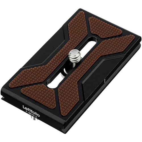 LEFTFOTO 70mm Arca Swiss Metal Universal Camera Quick Release Plate Fits Arca Type Clamp for DSLR Camera Tripod Ballhead - size: 70mm