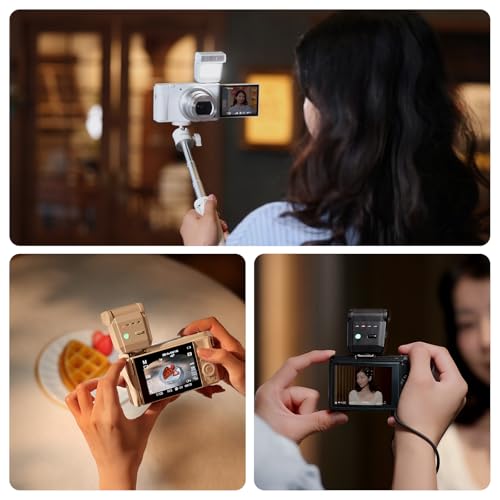 Ulanzi SL03 Mini Flash Speedlite - GN8 Powerful 6500k On-Camera Flash Light, 4 Power Levels, Compatible with Sony ZV-1/ZV-E10/Canon/Nikon/Fuji/Panasonic/Leica/Olympus, Not Fits Sony ZV-1F - color: Black