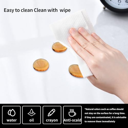Clear Desk Mat, Non-Slip PVC Desk Protector Mat with Round Edge, Heat Resistant & Waterproof Clear Desk Writing Mat for Home and Office (47.2"*23.6") - size: 47.2" x 23.6"