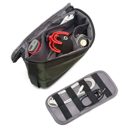 Manfrotto Street Pouch, Smartphone Shoulder Bag, Smartphone Accessories, Phone Case, with Shoulder Strap, for Smartphone with Screen up to 6.8 Inches, Colour Green - size: Small - Pouch