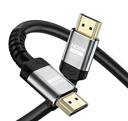 Soonsoonic 4K HDMI Cable 20 Feet | 18Gbps Ultra High Speed HDMI 2.0 Cable & 4K@60Hz HDR 3D ARC HDCP2.2 Ethernet HDMI Cord | for UHD TV Monitor Laptop Xbox PS4/PS5 ect (6.1m) - size: 20FT