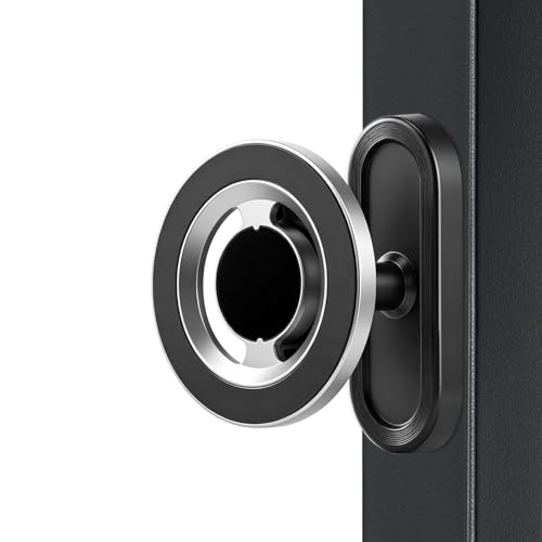 Gym Magnetic Phone Holder for Workout Recording | Gym Phone Holder Magnet Mount with Strong Magnet Base, Compatible with MagSafe iPhone 17-12 - size: B- Round Phone Holder
