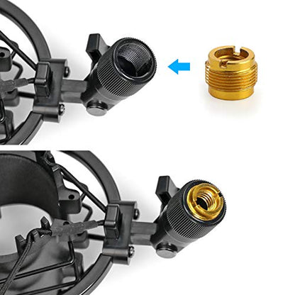SUNMON AT2020 Shock Mount, Shock Mount Stand Reduces Vibration Noise for Audio Technica AT2020 AT2035 AT4040 AT2020USB ATR2500x Condenser Micphone - color: Shock Mount