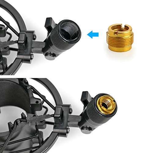 YOUSHARES AT2020 Shock Mount, Microphone Shock Mount Reduces Vibration Noise for Audio Technica AT2020 AT2035 ATR2500 Condenser Mic - color: AT2020 Shock Mount