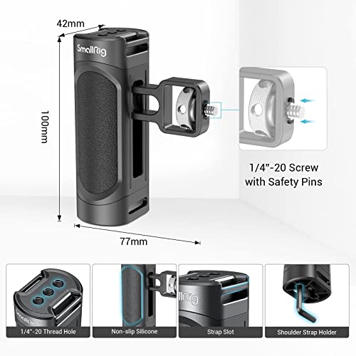 SmallRig Side Handle for Smartphone Cage Phone Video Rig Lightweight w 1/4 Threads - 2772 - size: 2772
